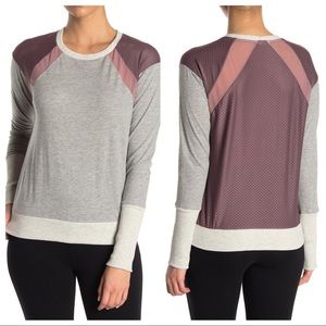 NWT Maaji Seeker Colorblock Perforated Top